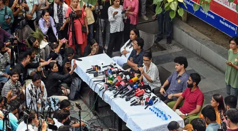 Delhi protest